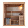 MP SR E071 Luxury White Pine Wooden Garden Dry Steam Outdoor Sauna