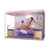MP SR E072 2 Person Small Home Smart Sauna Room Solid Wood Indoor Infrared Sauna