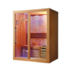 MP SR E074 3 Person Sauna Rooms Smartmak Wood Home Spacing Saving Far Infrared Spa Sauna