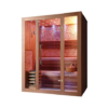 MP SR E076 2 Person Indoor Dry Wooden Far Infrared Sauna Room