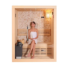 MP SR E087 Quality Hemlock Customized Culture Stone Sauna Room