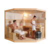 MP SR E091 Factory Price Constant 4 6 Person Indoor Wooden Square Sauna Steam Room