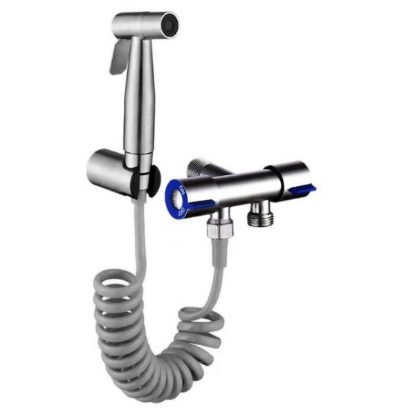 304 Stainless Steel Toilet Companion Kit Bathroom Sitz Bath Sprayer