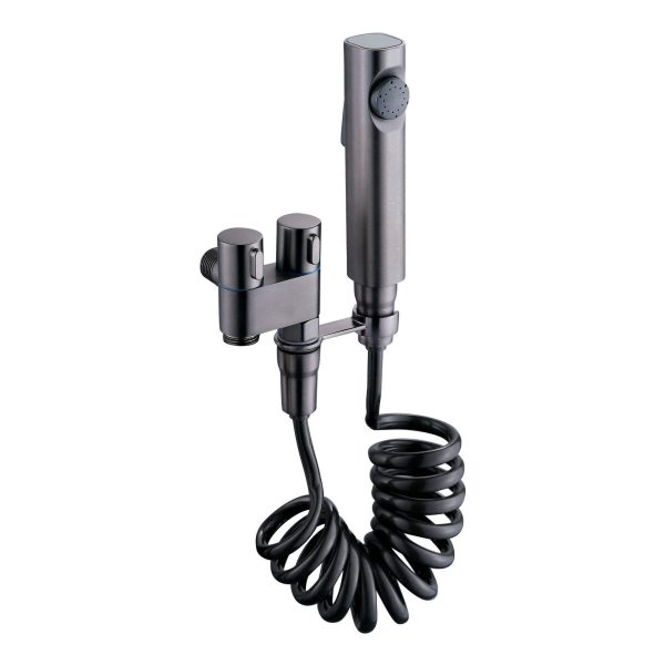 High Quality Stainless Steel Bidet Angle Valve and ABS Bidet Sprayer