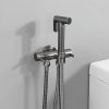 MP TS 1028 Gun Black Circle Handheld Bidet Sprayer Set