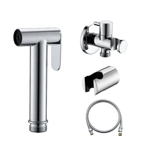 Wall Mounted Douche Kit Stainless Steel Bidet Sprayer for Toilet