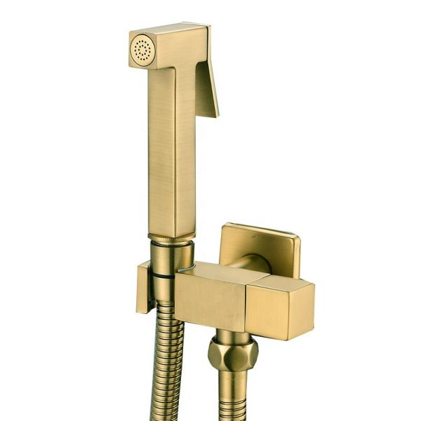 Brass Bidet Attachment Set Handheld Bidet Sprayer Faucet for Toilet