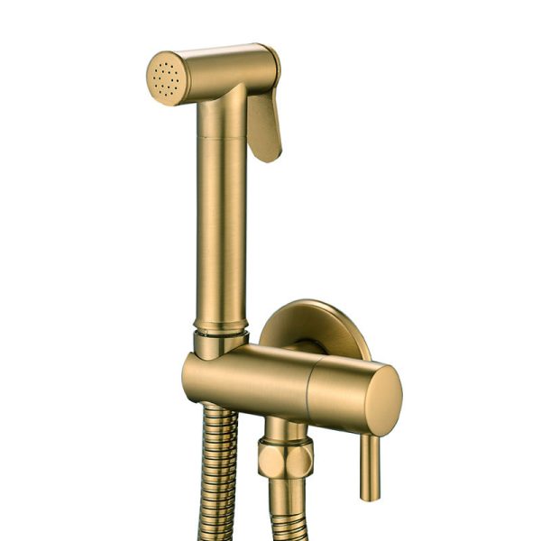 Brushed Gold Bidets Shattaf Bidet Sprayer Attachment