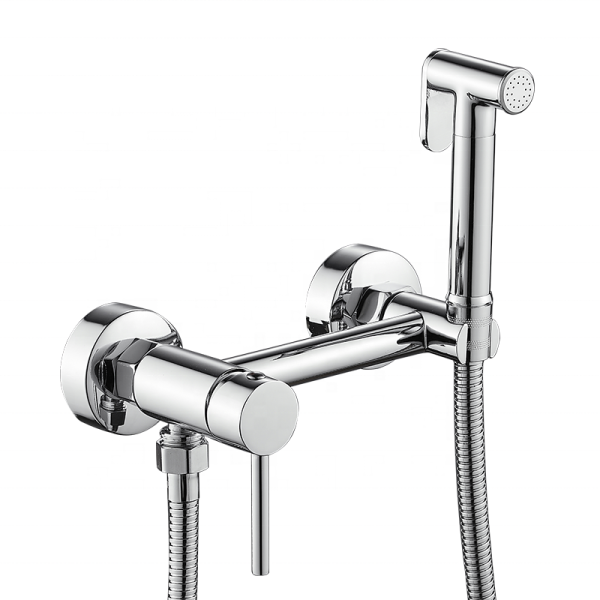 High Quality Wall Mounted Brass Bidet Faucet Set