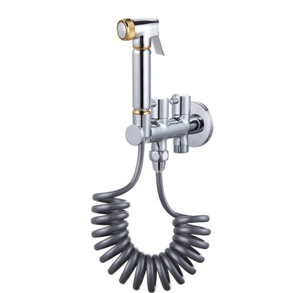 Brass Toilet Spray Gun High Pressure Flusher Bathroom Toilet