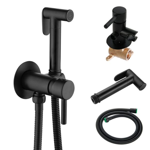 Luxury Bathroom Brass Custom Color Douche Spray Faucet WC Bidet Sprayer Set