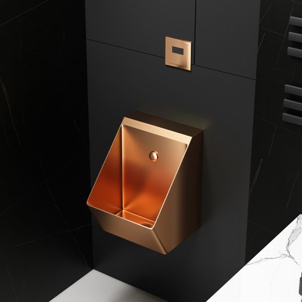 Elegant Modern Stainless Steel Wall Mounted Urinal
