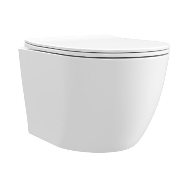Modern Hotels Bathrooms One Piece Wall Mounted WC Toilet