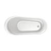 MP WS E0012 White with Click Clack Plug and Siphon Drain for Bathroom Use Free Standing Bathtub