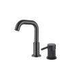 Matte Black One Handle Two Hole Modern