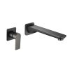 Modern 23cm Gun Metal Single Handle Basin