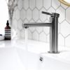 Modern Basin Mixer Faucet Brass Single Hole