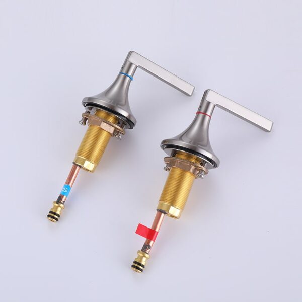 China Faucet Manufacturer Modern Bathroom Basin Faucet 3 Hole 2 Handle Bathtub Mixer Tap Faucet Sinks Taps For Kitchen Bathroom – Bild 12
