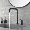 Modern Bathroom Basin Mixer Faucet Deck Mounted