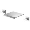 Modern Chrome Finish 200mm Waterfall Faucet Wall