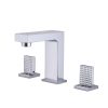Modern Chrome Finished Brass Bathroom Faucet 8