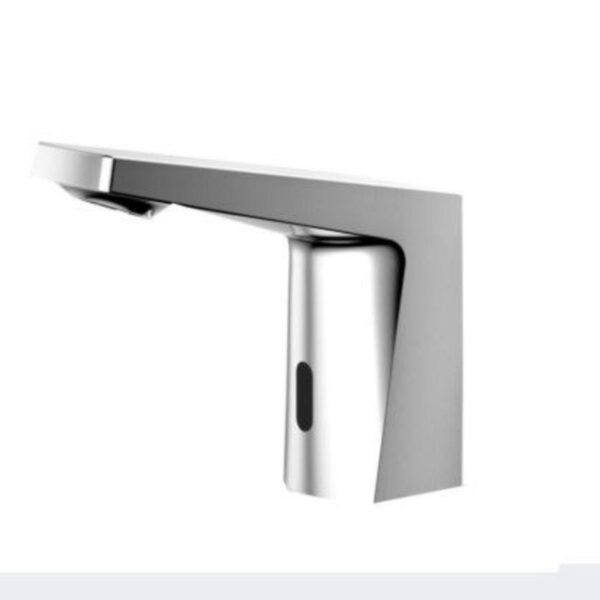 Modern Contemporary Polished Brass Solenoid Valve Touchless Sensor Faucet