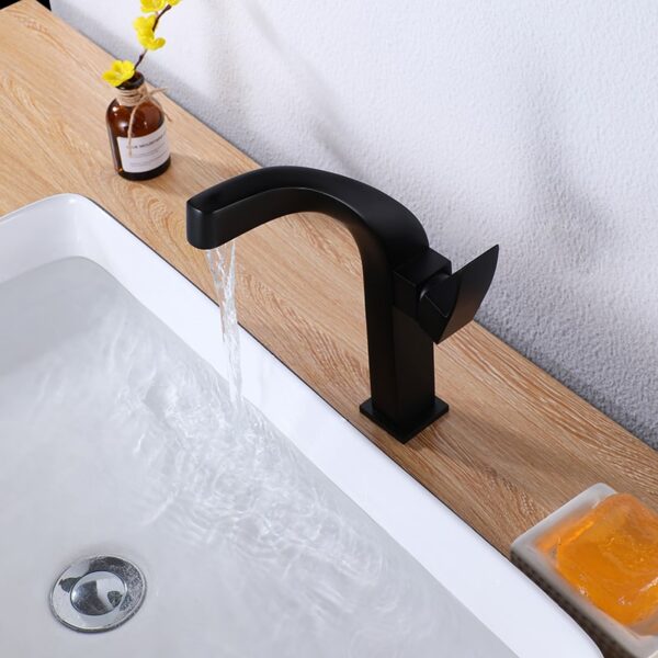 Wholesale Modern Design Basin Water Mixer Tap Bathroom Faucet Brass Bathroom Sink Faucet - Imagem 6