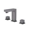 Modern Design Gun Metal Finish Brass Bathroom