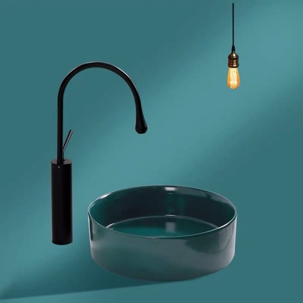 Modern Design Hotel Apartment Ceramic Basin Bath Sink Counter Top Hand Art Wash Basins at Economical Price for Washroom Use