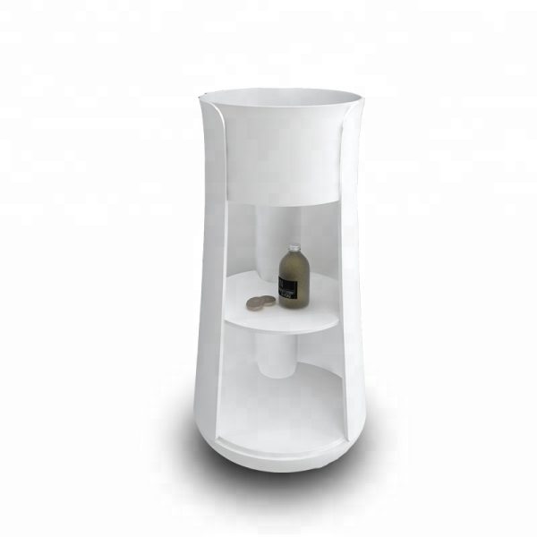 Modern Design Pedestal Wash Basin with Large Double Cabinet Solid Surface Freestanding Acrylic Resin Marble Bathroom Lavabo Sink