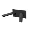 Modern Design Wall Mounted Matt Black Basin