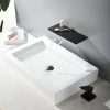 Modern Design Wall Mounted Matt Black Brass