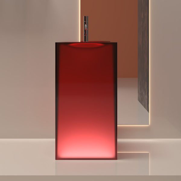Modern High-grade Transparent Wash Basin Used in Villa Hotels