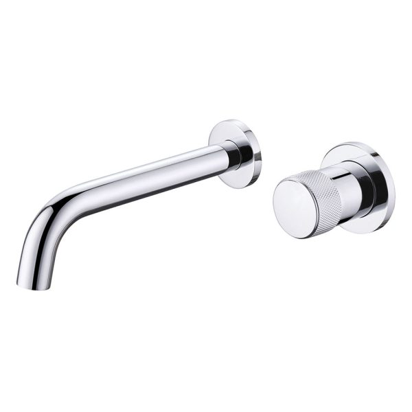 Modern Latest Design Two Holes Brass Faucet Water Mixer Tap Bathroom Chrome Polished Basin Faucet