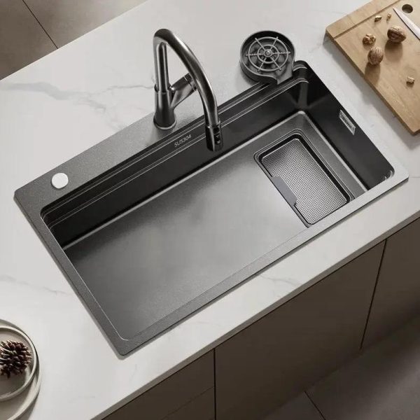 Modern Luxury Kitchen Faucet with Single Bowl Pull Out NEW Luxury Kitchen Sink Not Included