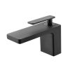Modern Matt Black Single Handle Deck Mounted