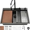 Modern Multifunction Black Waterfall Faucet Drop in.jpg 800x800