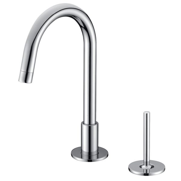 Modern Single-Handle Brass Basin Faucet Factory Directly Lead-Free Hot Cold Water Bathroom Mixer Tap with Ceramic Valve Core