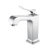 Modern Single Hole Chrome Brass Basin Mixers