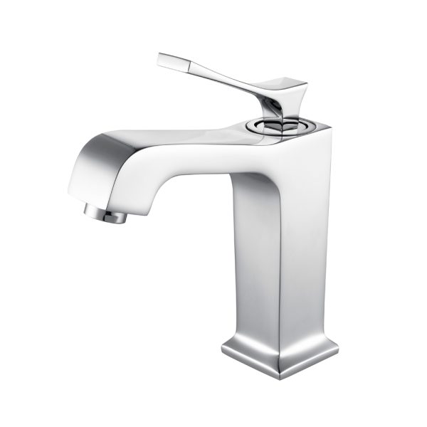 Modern Single-Hole Chrome Brass Basin Mixers Thermostatic Basin Faucets Hot Cold Water Deck Mounted Cupc Waterfall Faucet