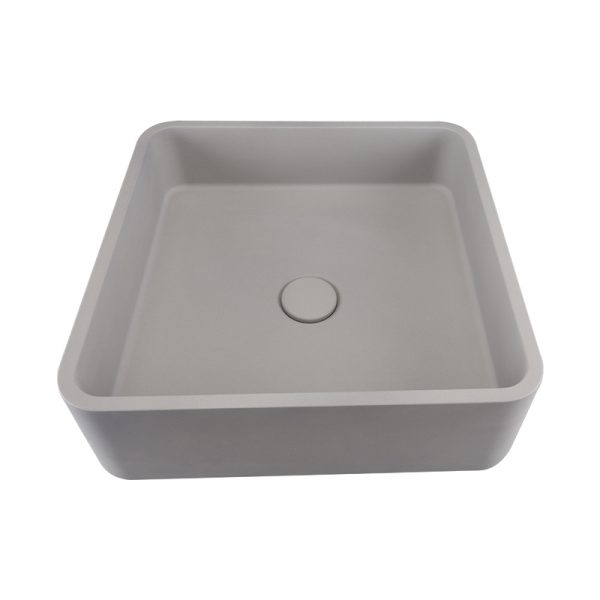 Modern Style square Handmade Sink Concrete Cement Concrete Bathroom Wash Basin