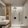 Modern Wall Mounted Rain Shower Faucet Set.jpg 800x800