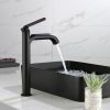 Modern Wash Basin Faucet Matte Black Lavatory