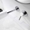 Modern Wash Basin Faucet Single Handle Wall 1