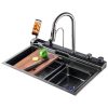 Multifunctional Stainless Steel Topmount Kitchen Sink with