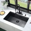 NANO Matte Black Stainless Steel Workstation Sink