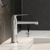 New Arrival Bathroom Sink Faucet Chrome Single
