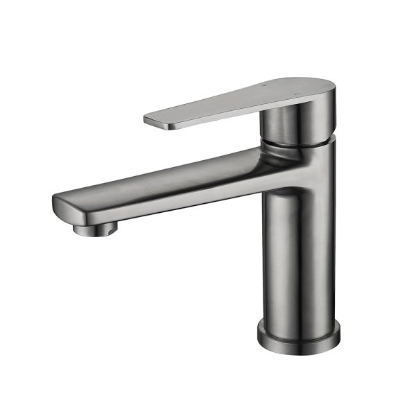 New Design Color Traditional Style Single Handle Bathroom Sink Faucet Gun Metal Brass Basin Faucet Mixer