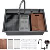 New Design Kitchen Furniture Sink Workstation Black.jpg 800x800