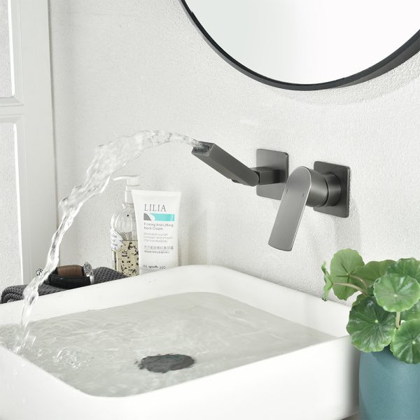 New Design Single-Hole Copper Basin Faucet Sanitary Brass Water Tap Mixer Adjustable Bathroom Faucet